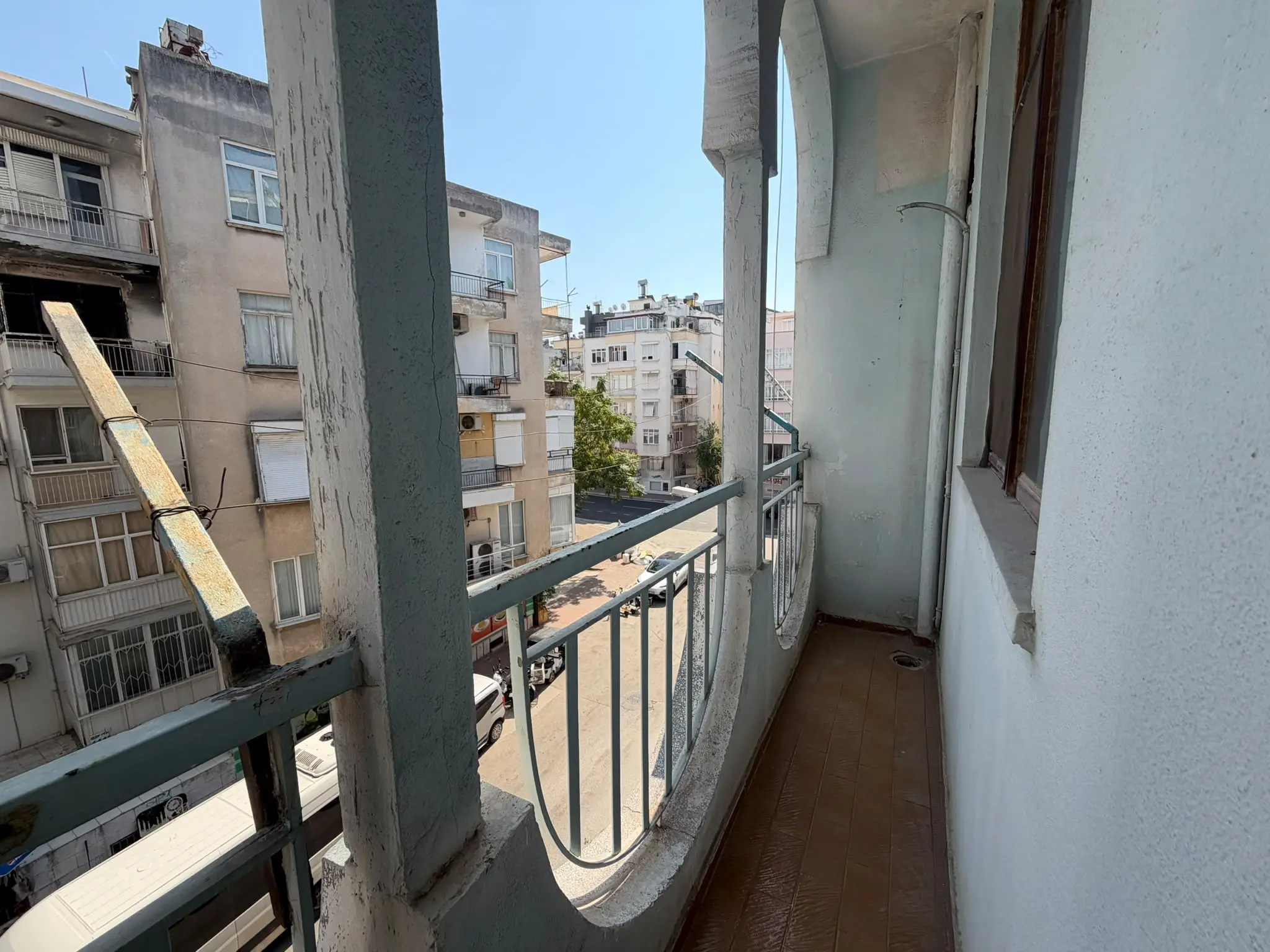 Attached balcony
